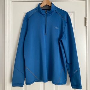 Calvin Klein Long Sleeve Quarter-Zip Interlock Sweatshirt XL